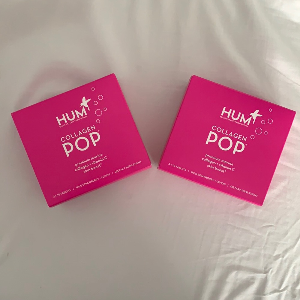 2 boxes HUM Collagen Pop